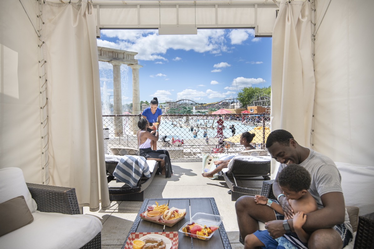 Delphi Pool Cabanas at Mt. Olympus