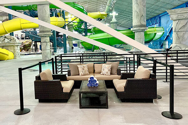 Indoor Water Park Reserved Seating at Mt. Olympus